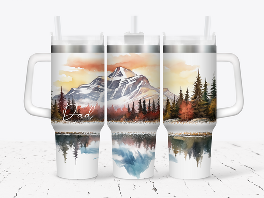 40oz Tumbler | Mountain Landscape
