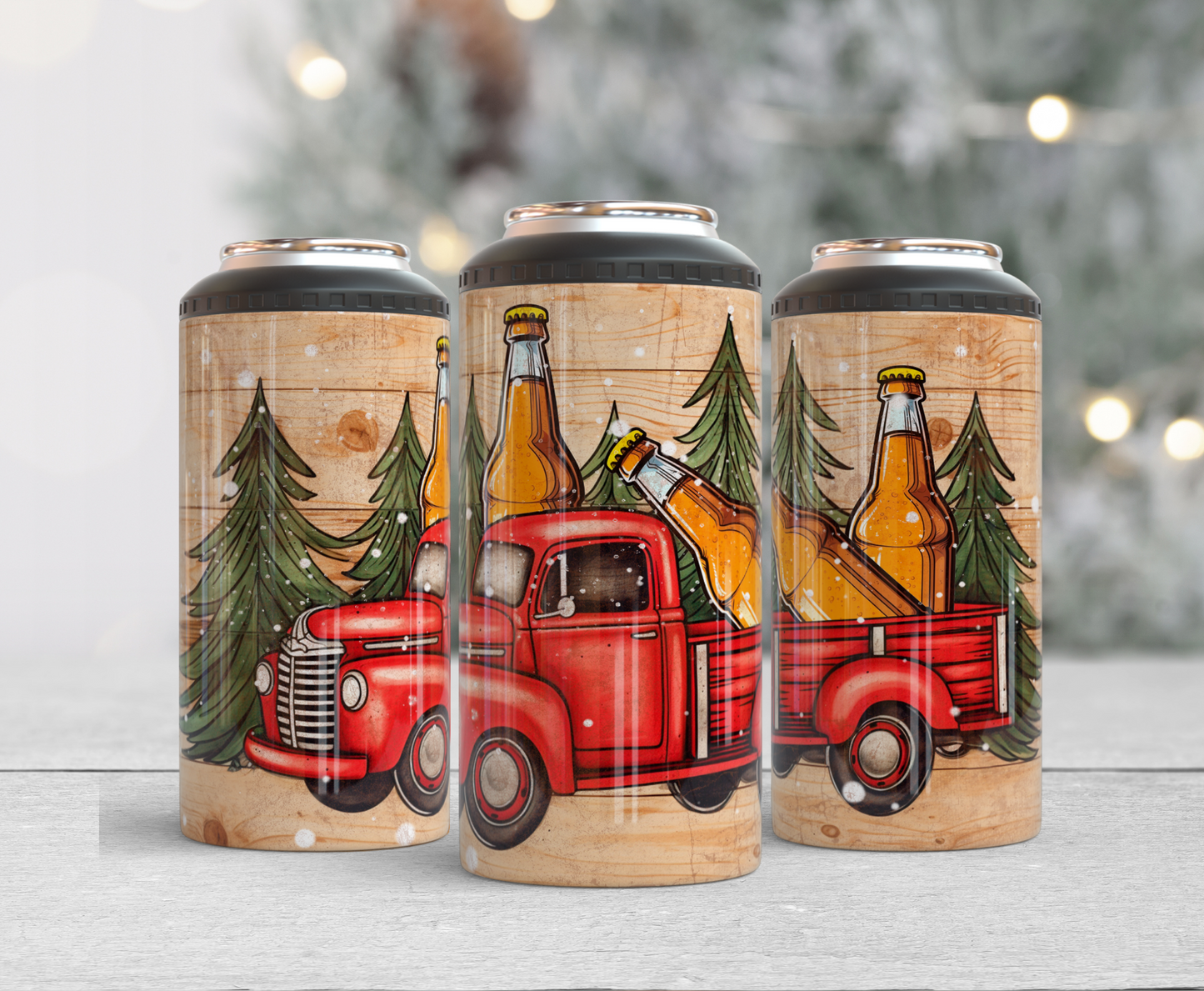 Can Cooler 4 in 1 | Beer Red Truck