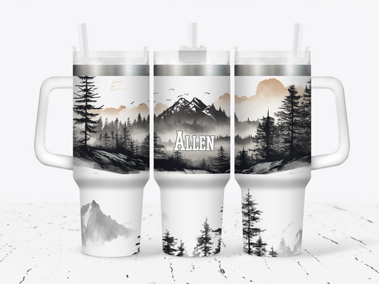 40oz Tumbler | Black Mountain