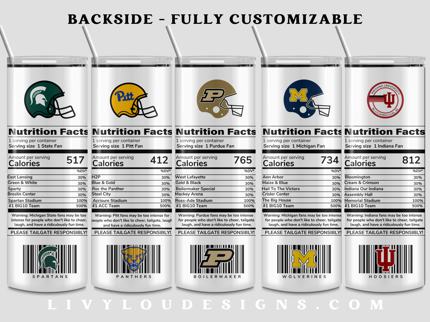 College Claw Tumbler