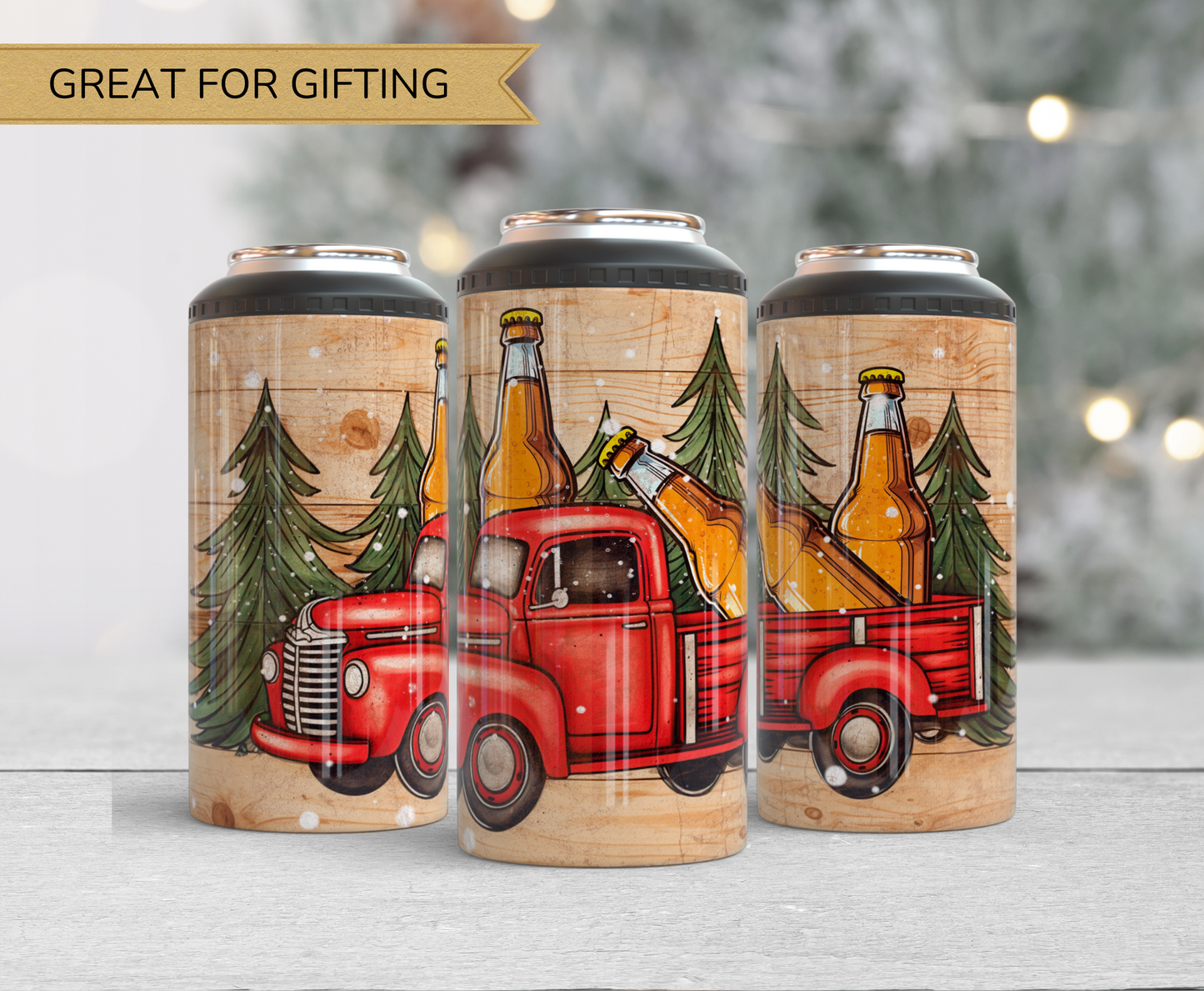 Can Cooler 4 in 1 | Beer Red Truck