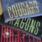 Custom Embroidered School Spirit Sweatshirt