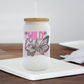 Wild & Free - Frosted Can Glass