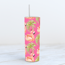 Load image into Gallery viewer, Thermal Tumbler 20oz - Pink Flamingo
