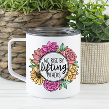 Load image into Gallery viewer, Camping Mug | We Rise by Lifting Others
