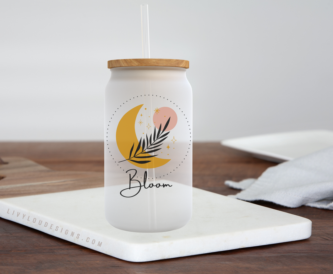 Bloom - Frosted Can Glass