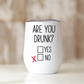 Wine Tumbler | Are You Drunk