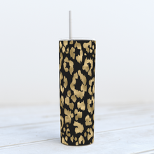 Load image into Gallery viewer, Thermal Tumbler 20oz - Gold Leopard
