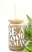 Load image into Gallery viewer, Good Human Beer Can Glass
