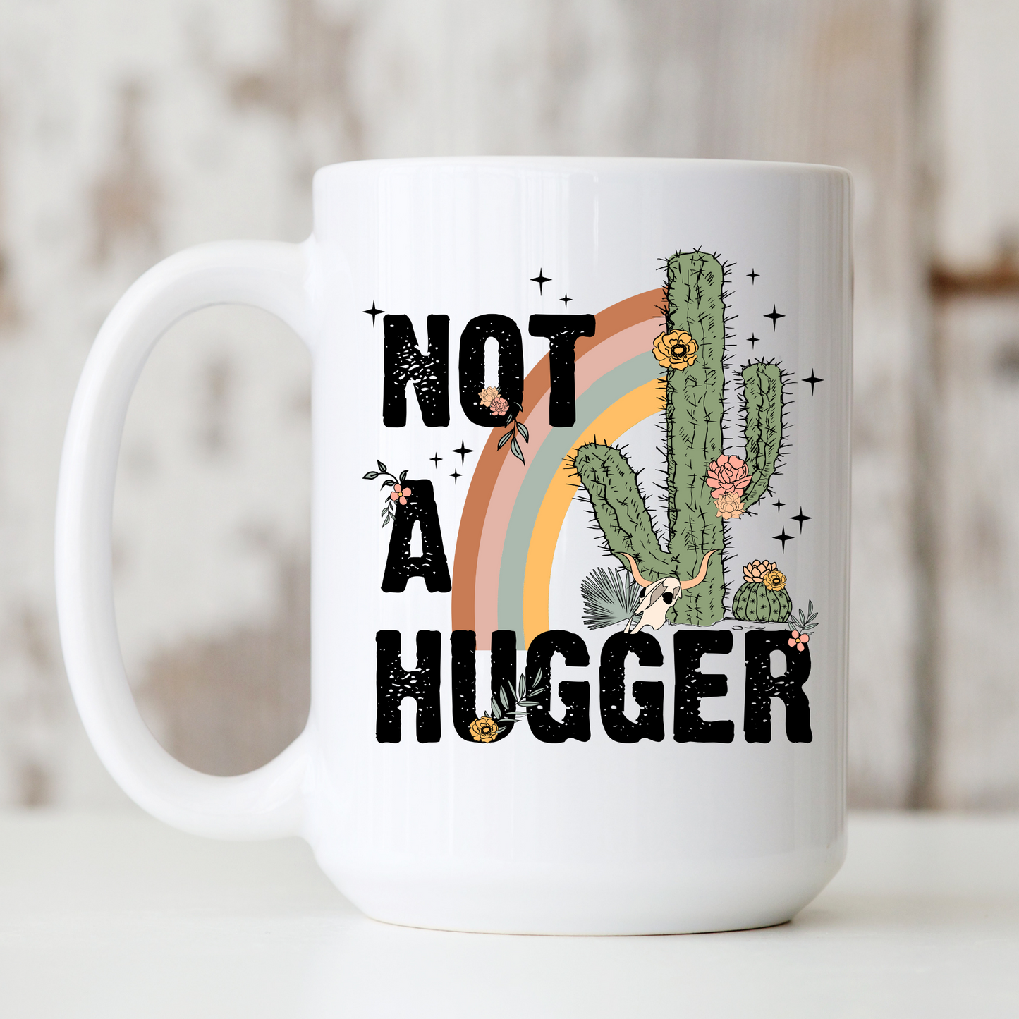 Ceramic Mug | Not A Hugger